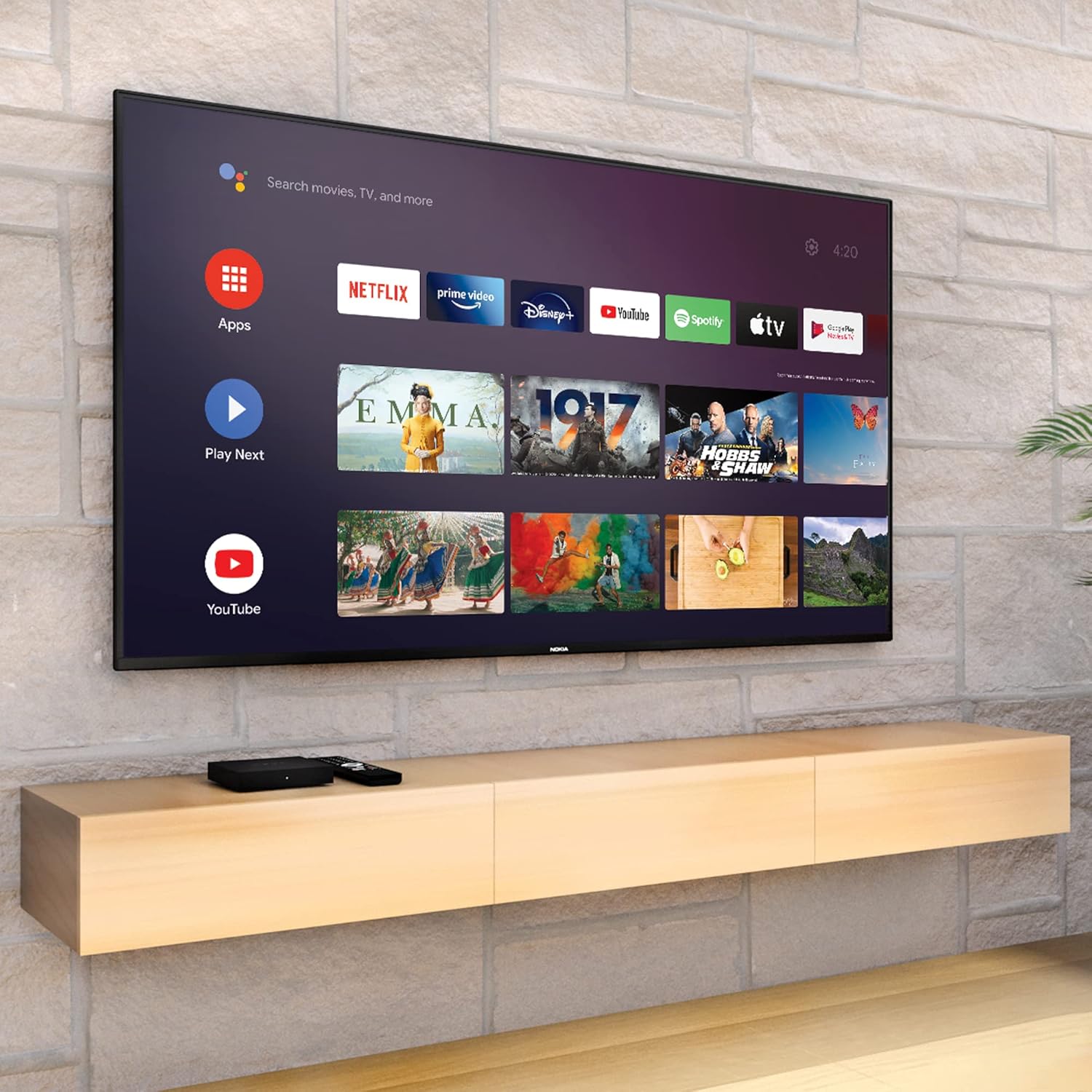 Nokia Streaming Box 8010 in gebruik